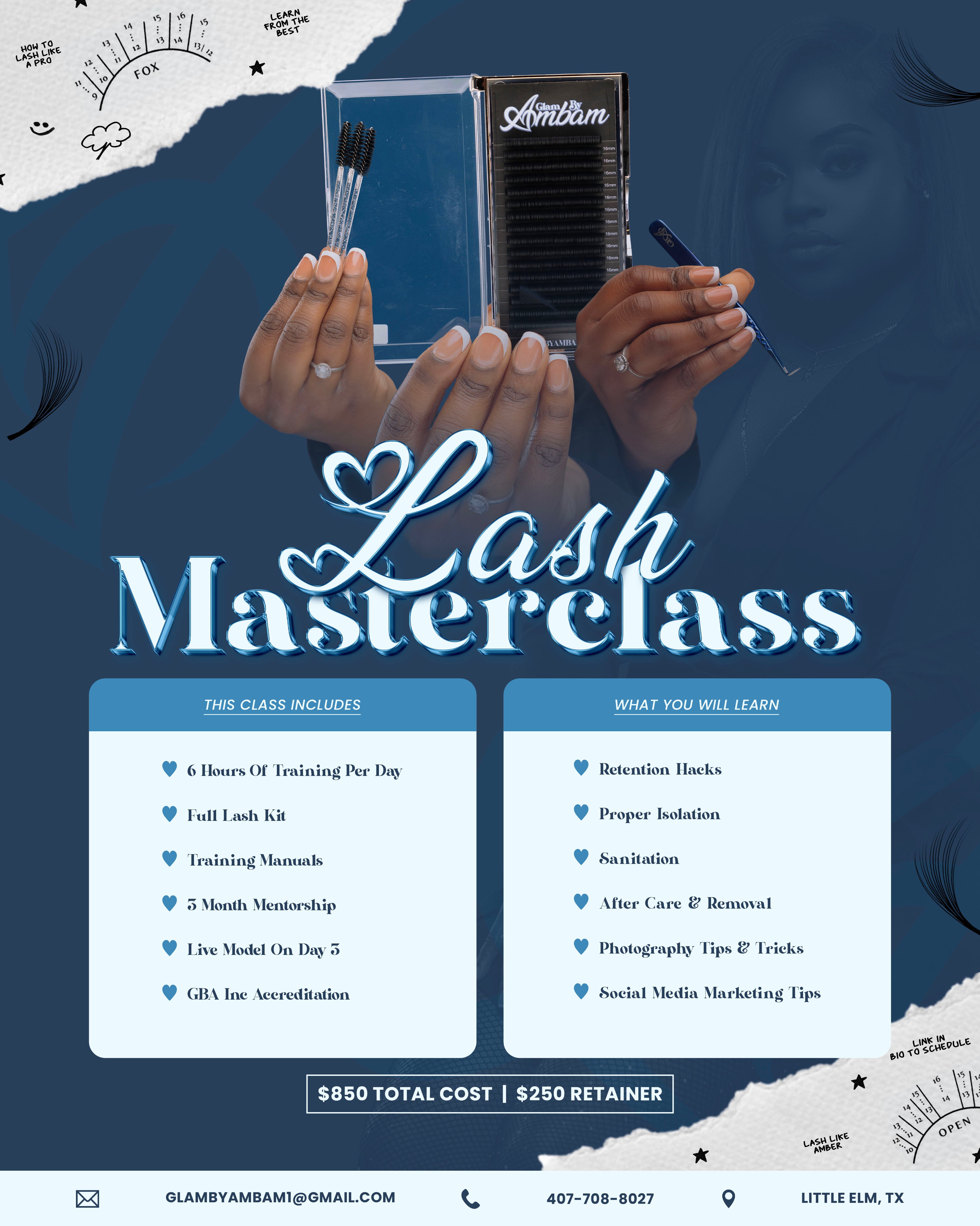 1 on 1 - 3 Day Lash Masterclass