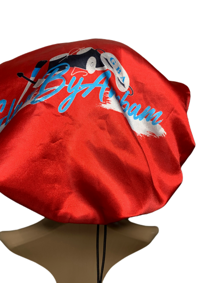 Glam’s Silk Double Lined Drawstring Bonnet