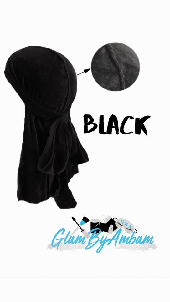 Black Velvet Durag