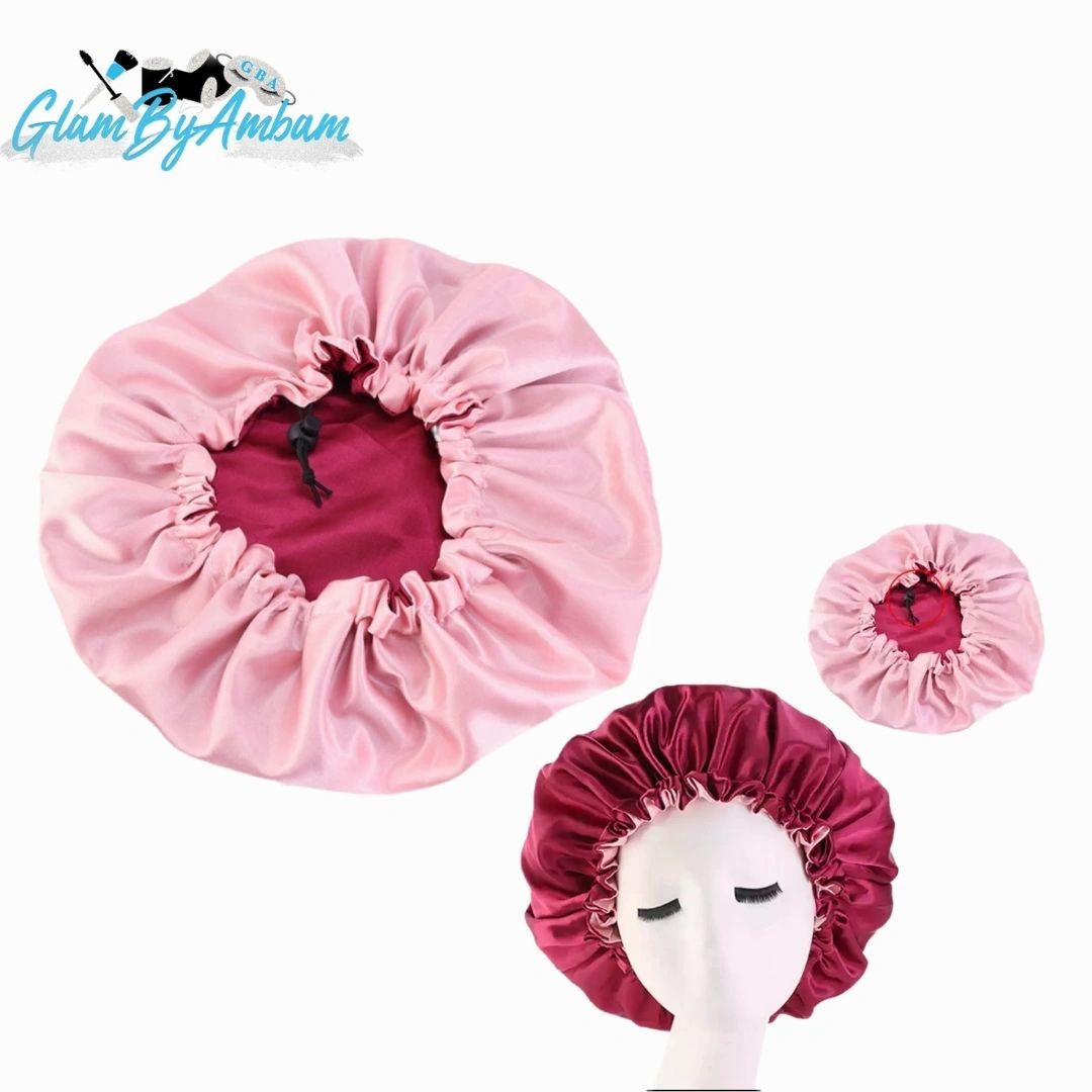 Glam Collection by Donna Reversible Silky Satin Bonnet Jumbo - Ankara –  Hair & Stuff 216